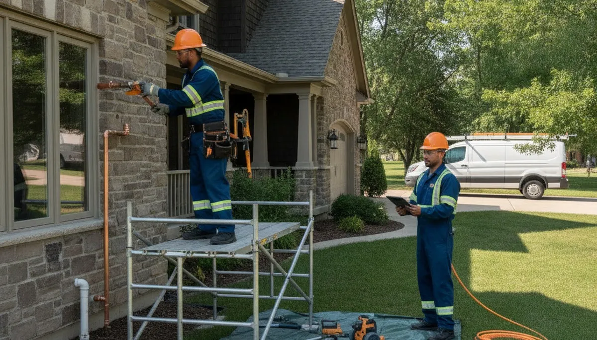 Omaha, NE residential plumbing repair service for leaky pipes and clogged drains