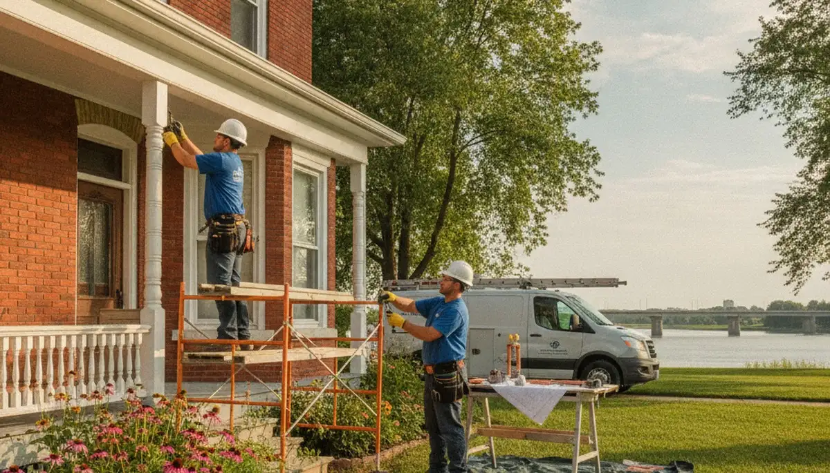 Omaha, NE plumbing repair team servicing residential plumbing issues for local homeowners