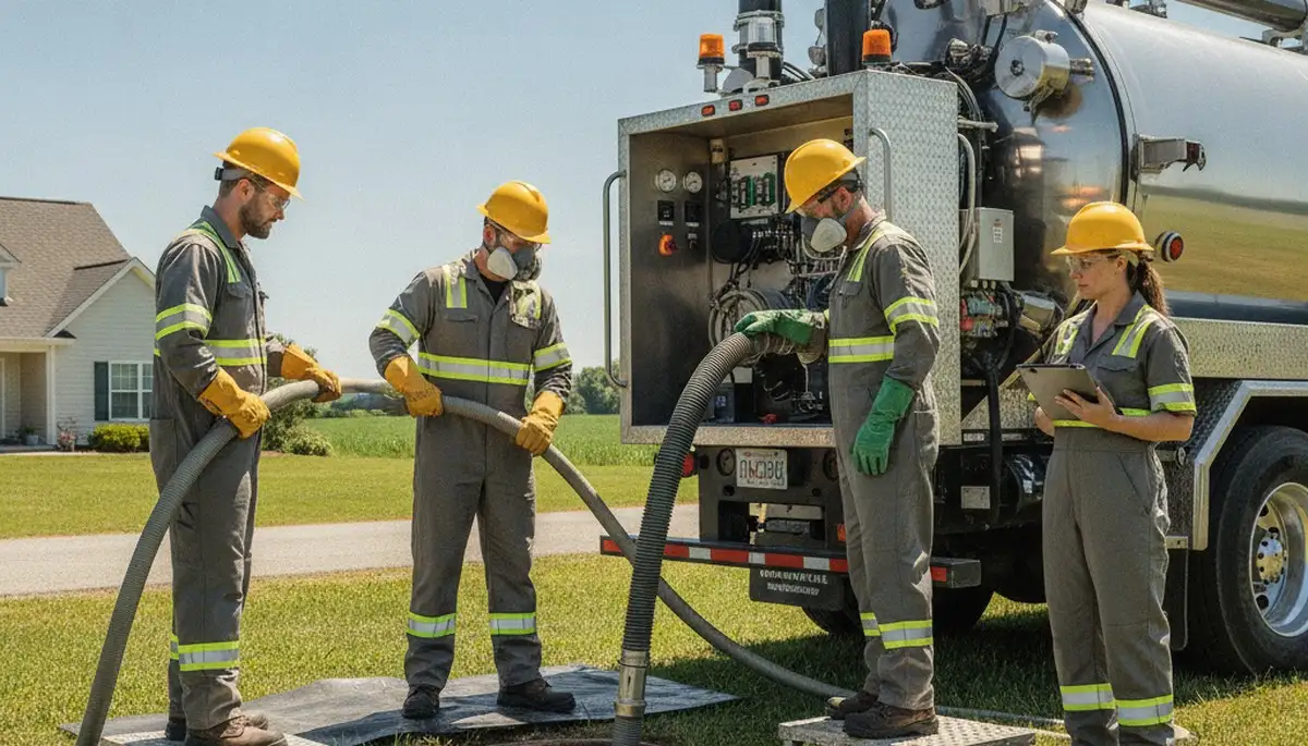 Omaha, NE septic tank cleaning for residential plumbing repair service