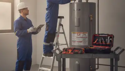 Water heater repair in Omaha, NE for residential plumbing service on a home system